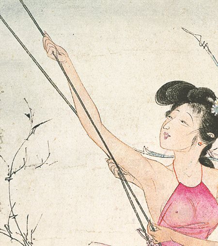 清原-胡也佛的仕女画和最知名的金瓶梅秘戏图